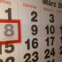 Kalender: Montag, 8. März 2021