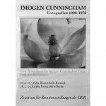 Ausstellungsplakat 1989: Imogen Cunningham